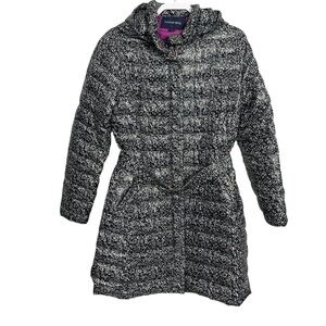 Lands' End Women's Black and Gray Coat